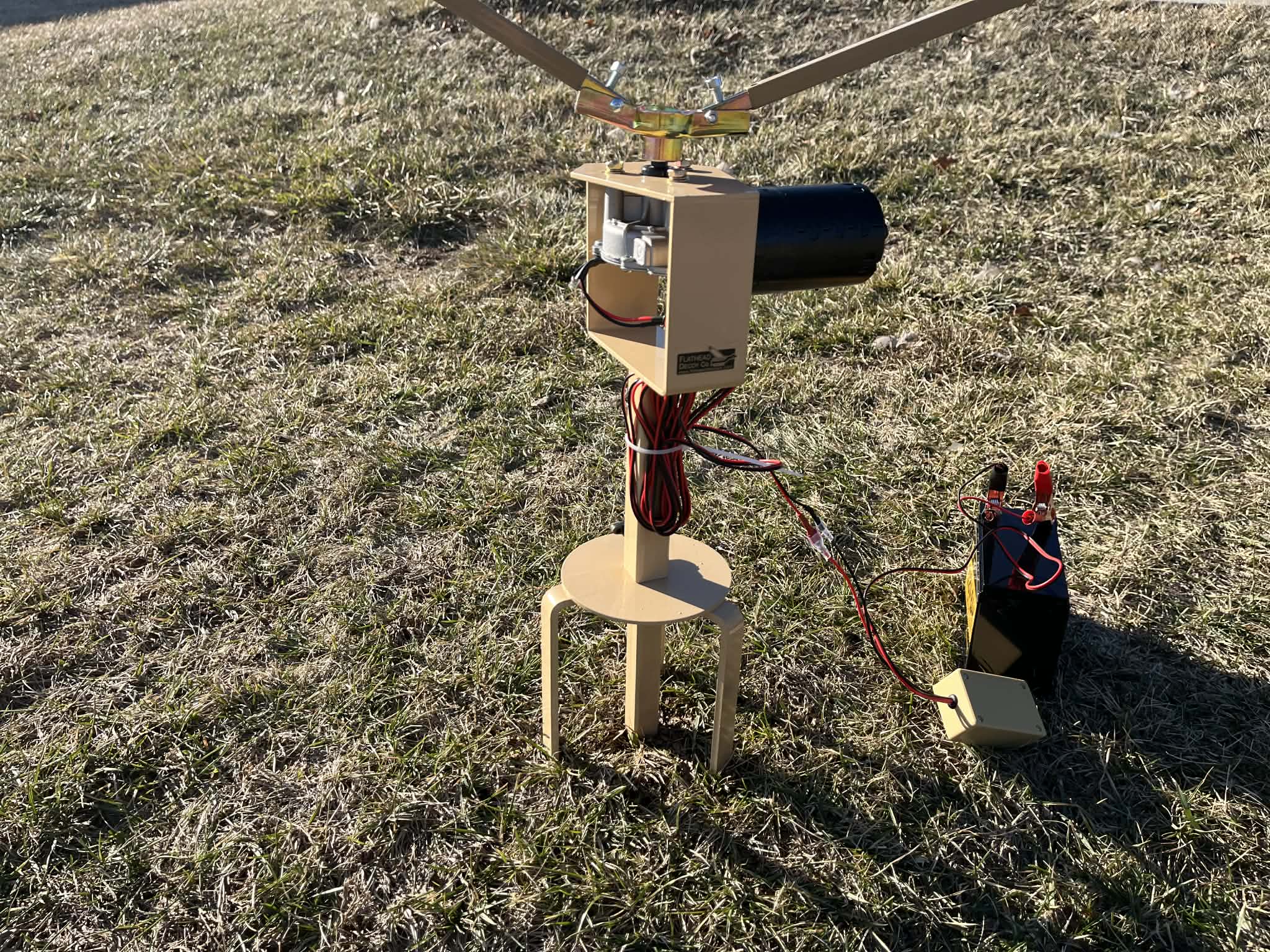 2 Arm Rotary Machine for Flyer Goose Decoys