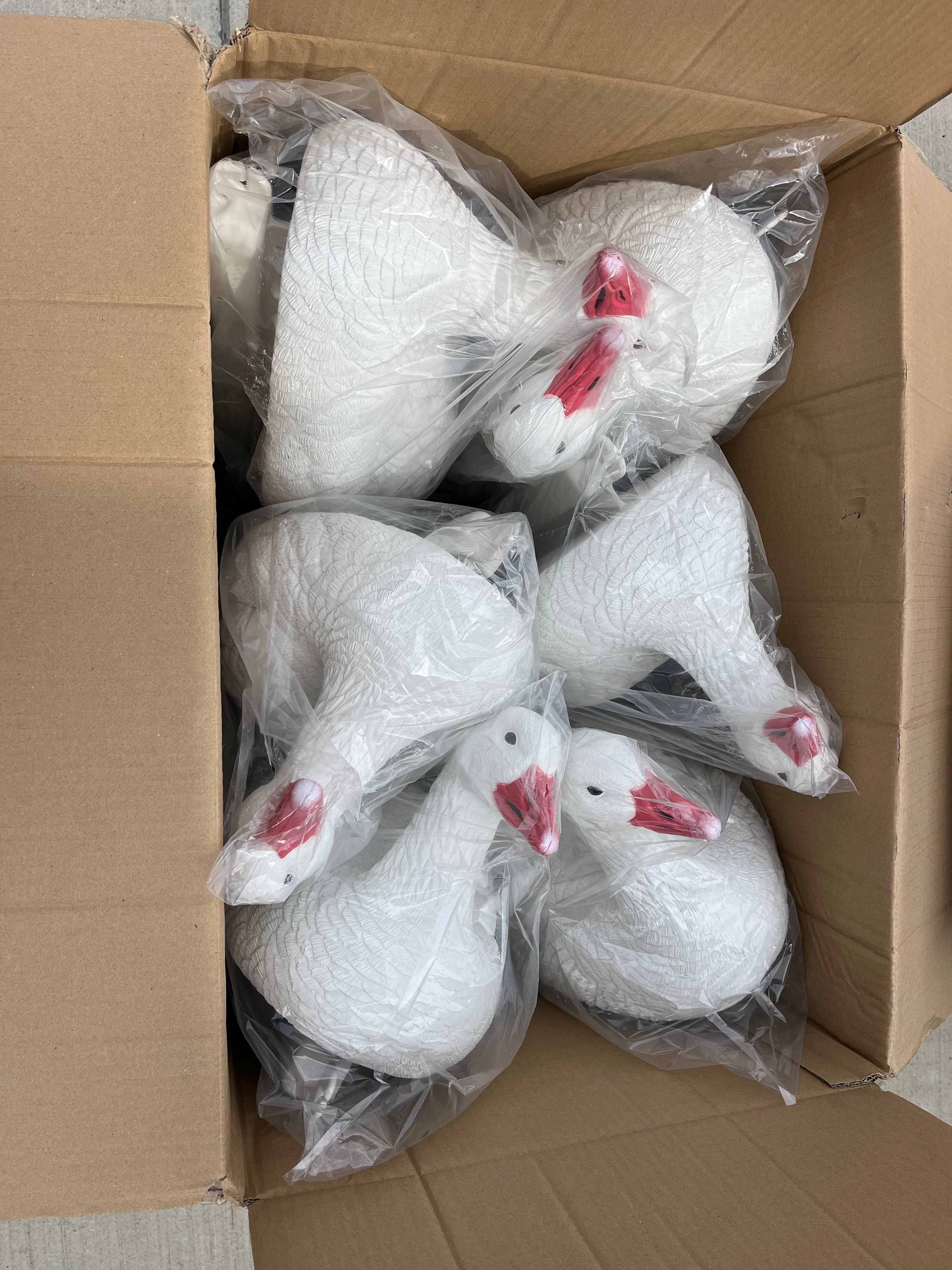 "Pre-Order Sale" PE Snow Goose Floater Decoys "Per 6-Pack"