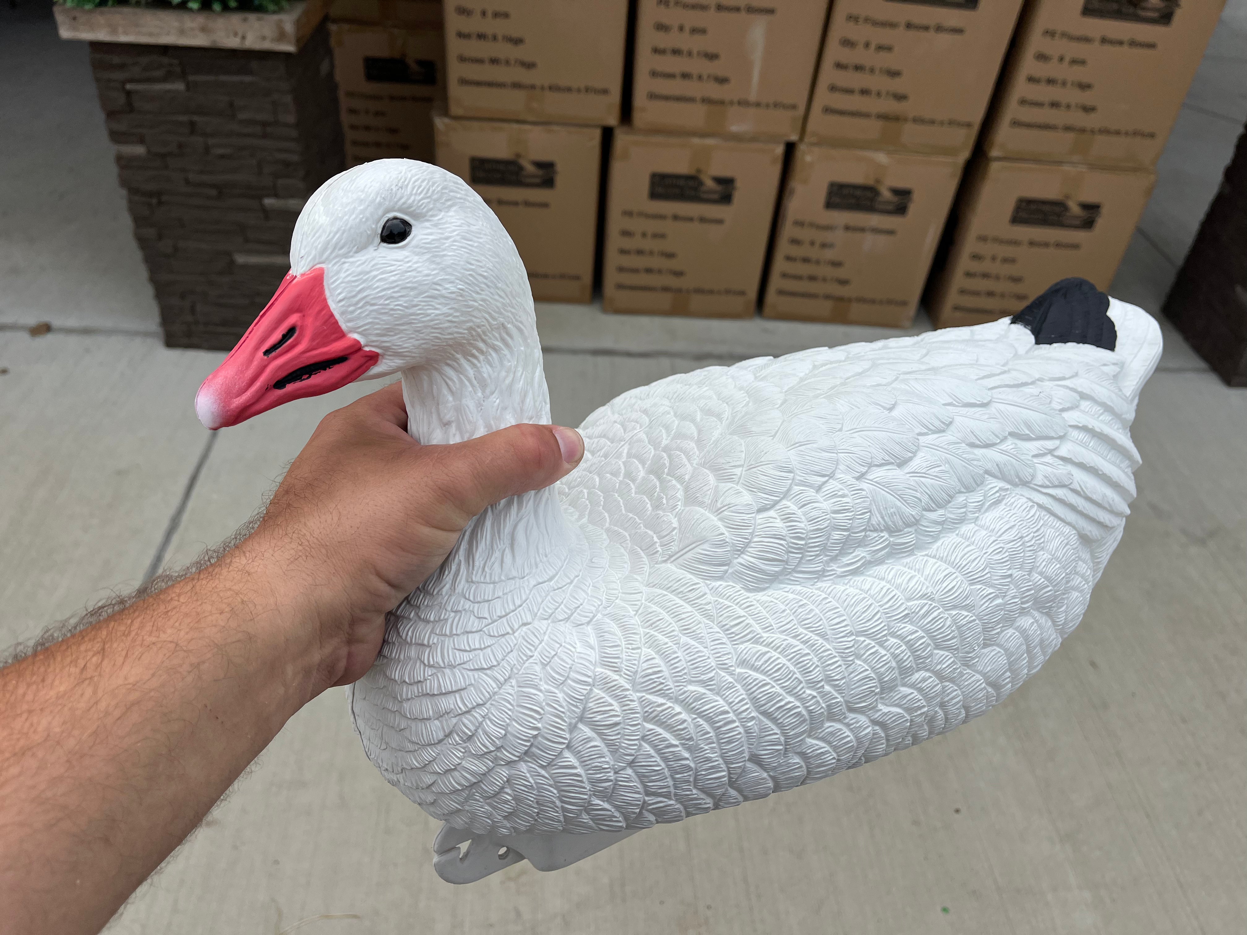 "Pre-Order Sale" PE Snow Goose Floater Decoys "Per 6-Pack"
