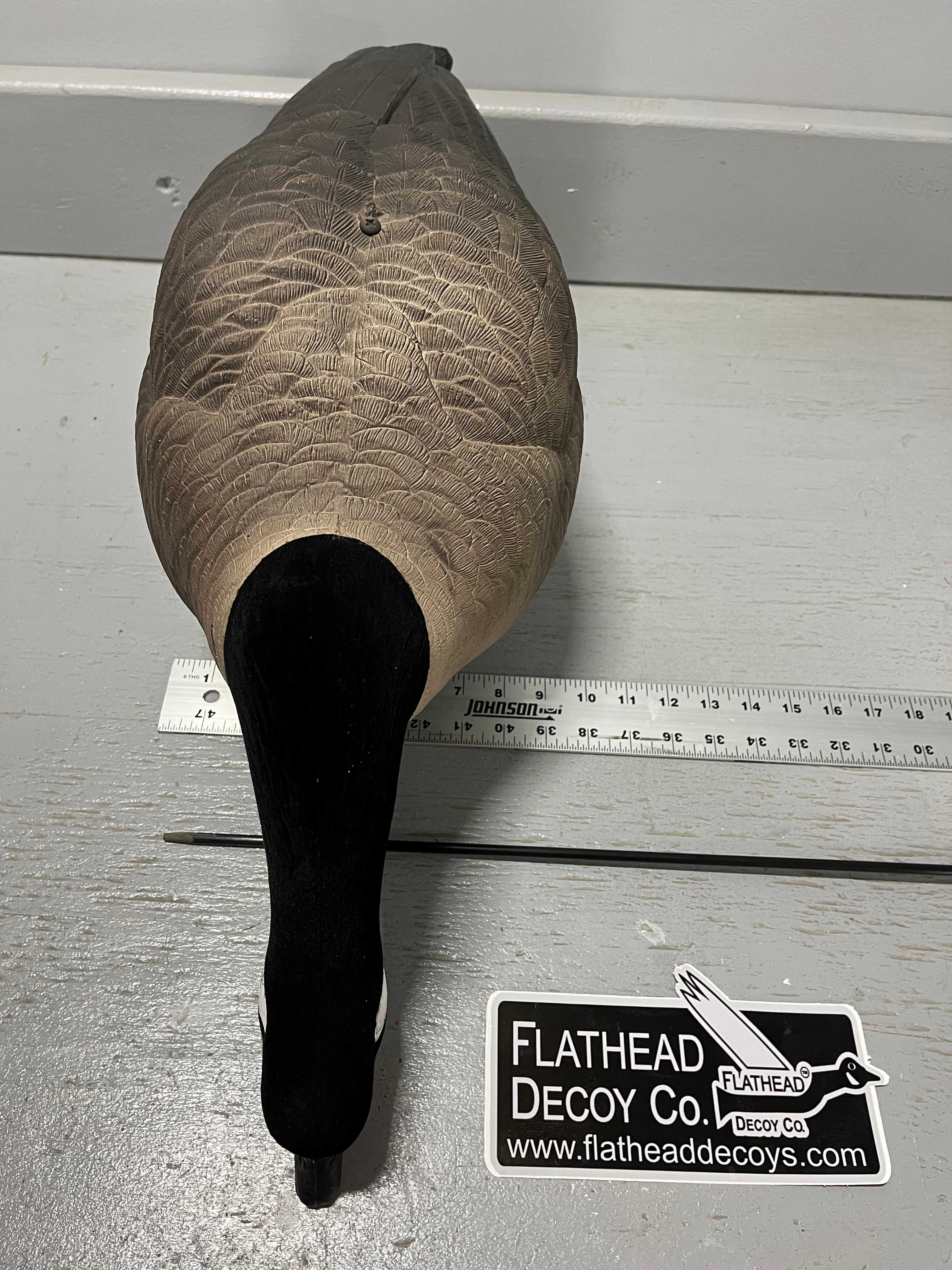 * Pre-Order Sale * Full Body "Magnum" Canada Goose Decoys "PE Plastic" (hard body) with Flocked Heads and Square Bases - "Per 6-Pack"