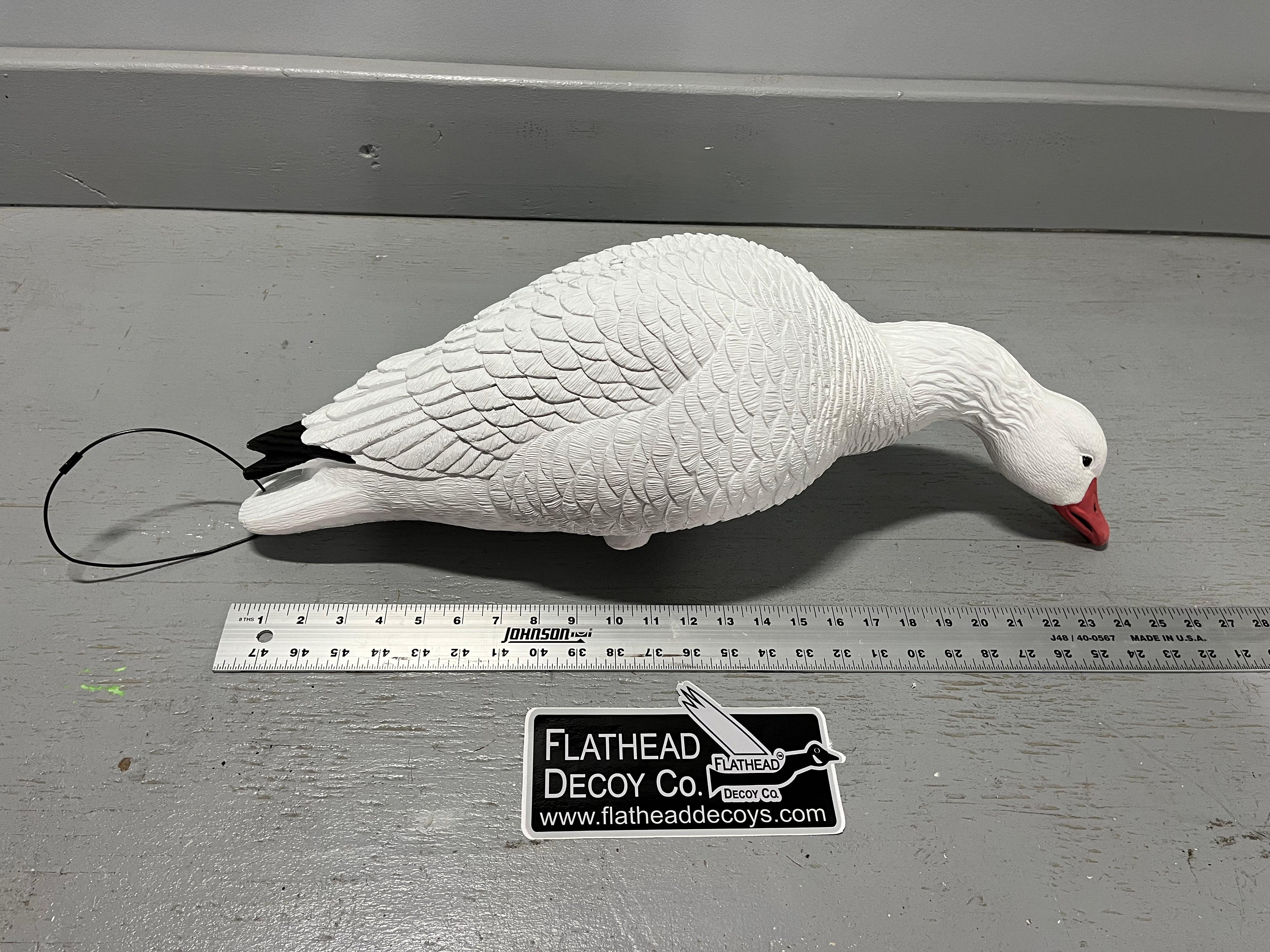 Full Body Snow Goose Decoys "PE Plastic" (hard body) - “Per 6-Pack”