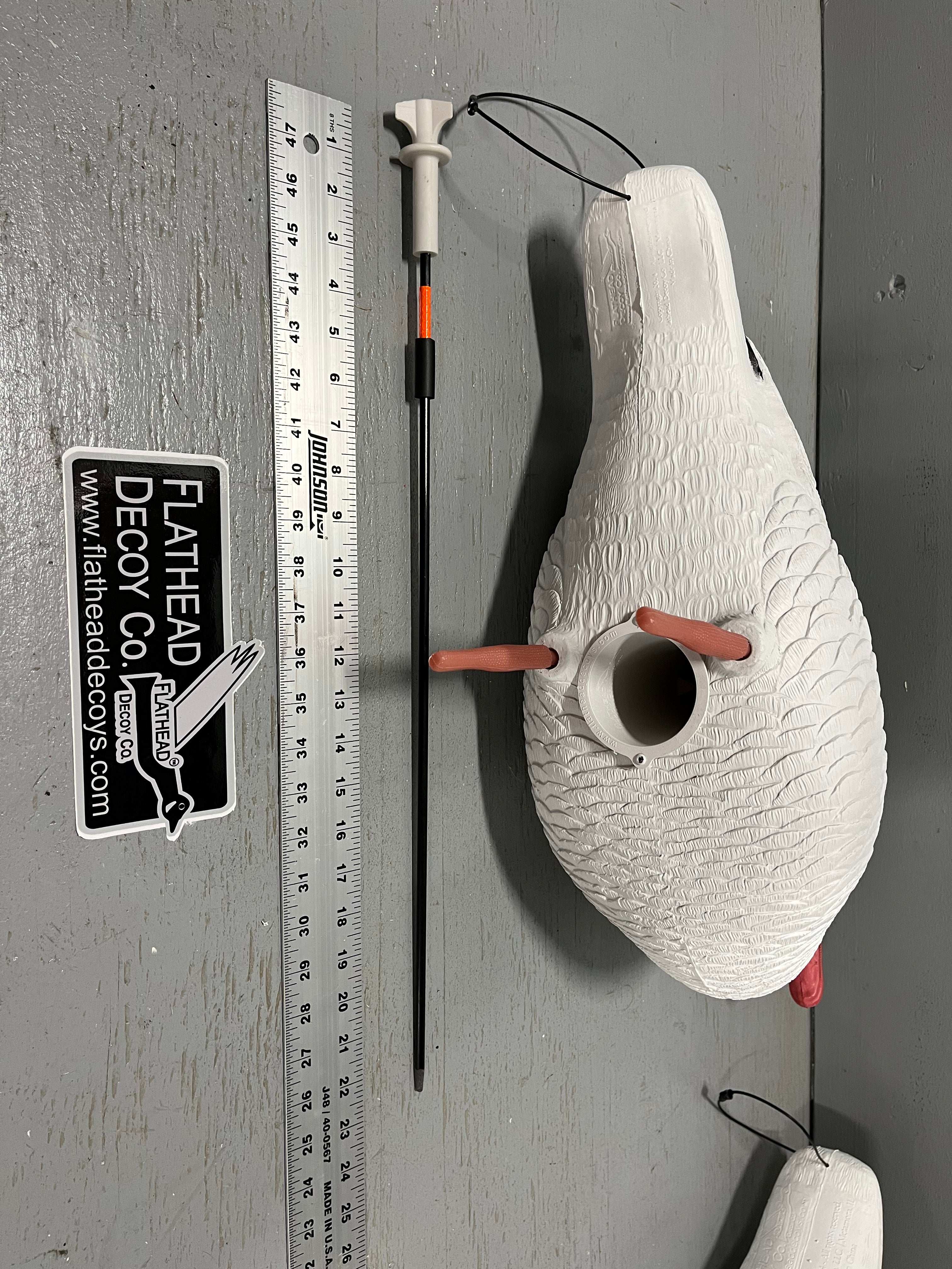 Full Body Snow Goose Decoys "PE Plastic" (hard body) - “Per 6-Pack”