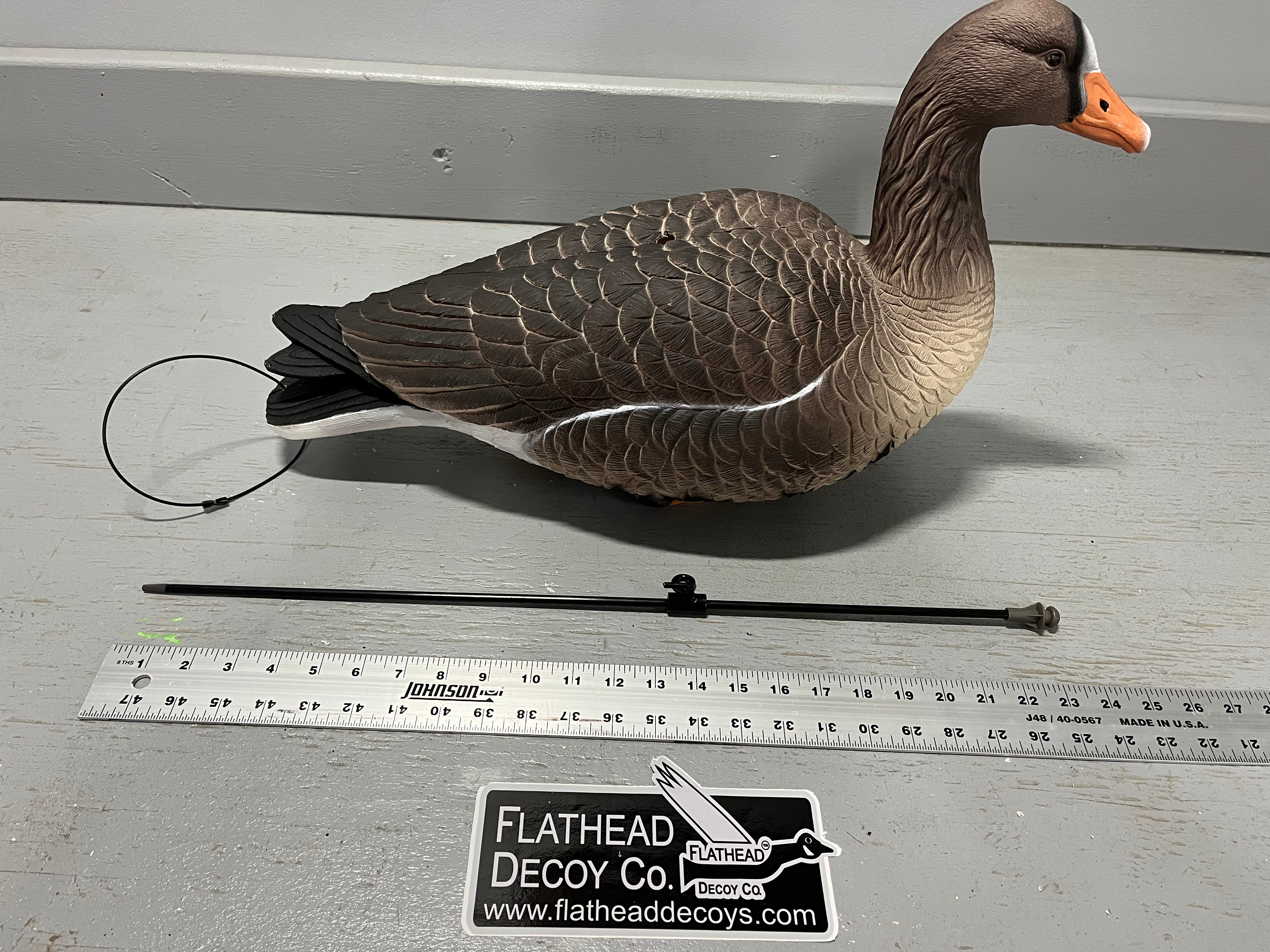 *PRE-ORDER SALE* Full Body Specklebelly Goose Decoys "EVA Plastic" (flexible body) - "Per Dozen"