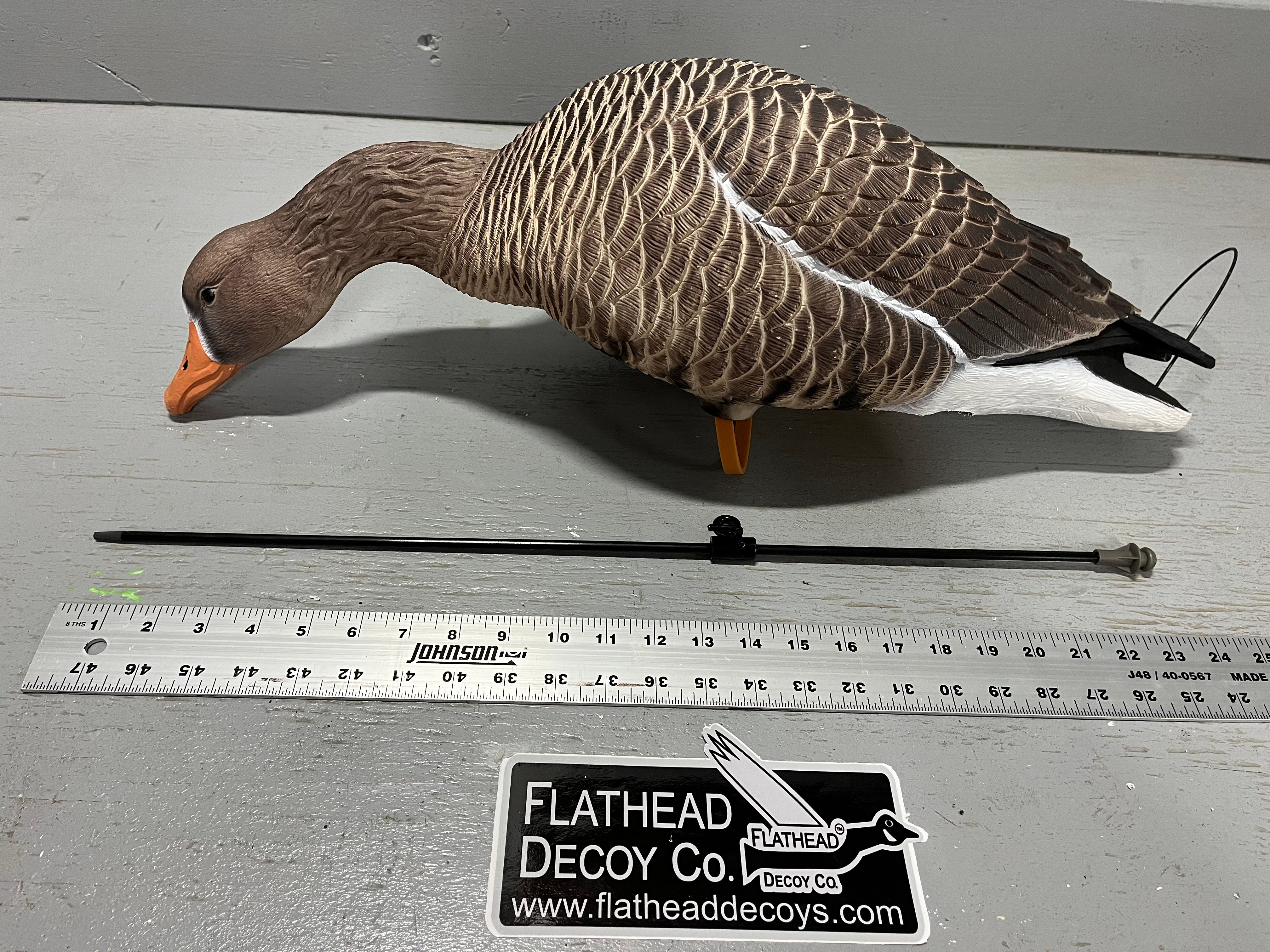 *PRE-ORDER SALE* Full Body Specklebelly Goose Decoys "EVA Plastic" (flexible body) - "Per Dozen"