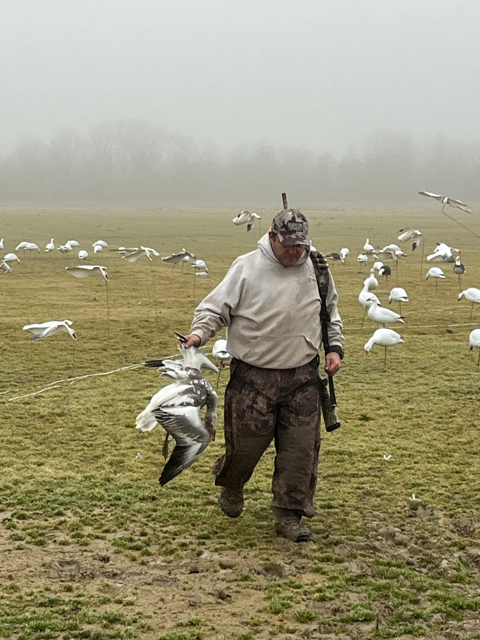 Full Body Snow Goose Decoys "PE Plastic" (hard body) - “Per 6-Pack”