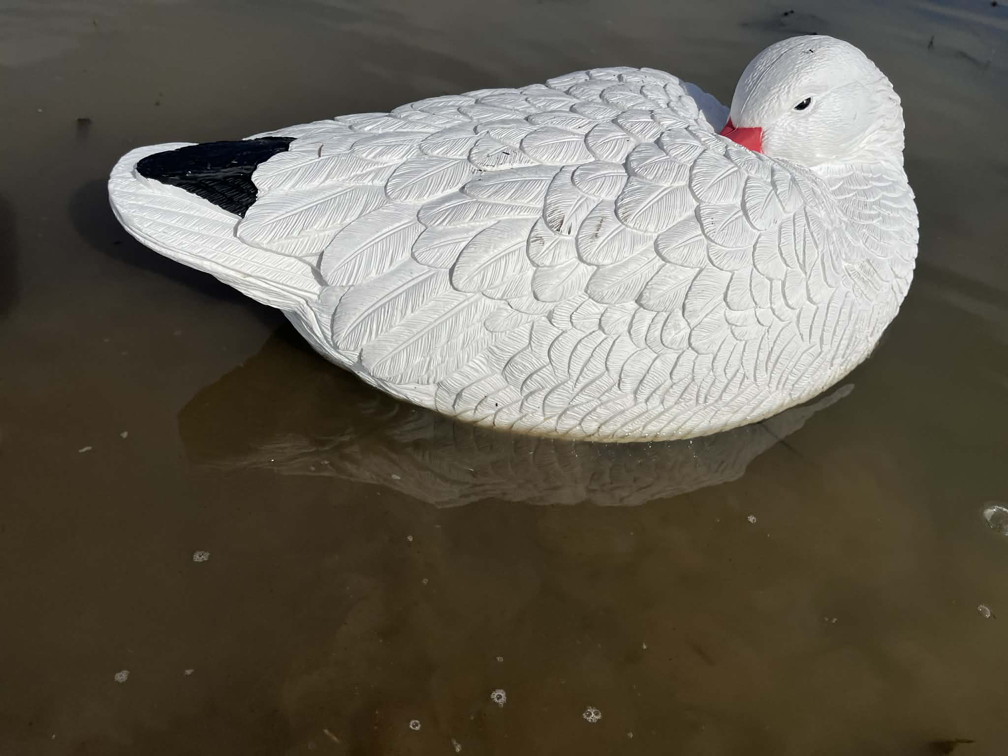 Snow Goose Sleeper Floater Decoys "PE Plastic" (hard body) "6-Pack"