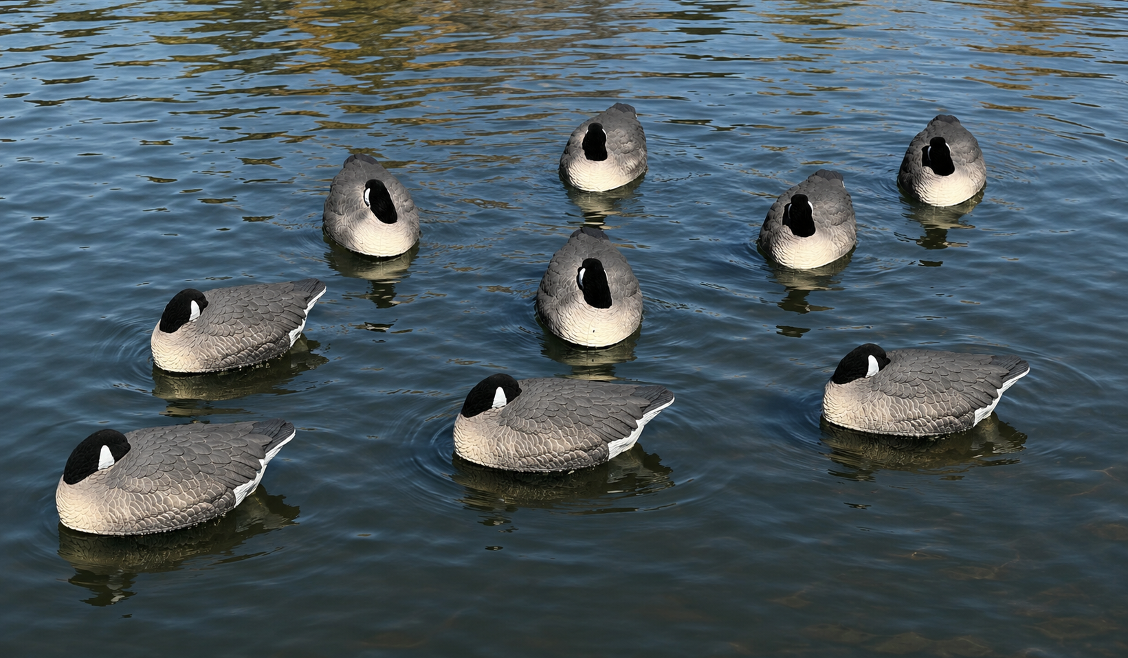 Canada Goose Sleeper Floater Decoys "PE Plastic" (hard body) "Per 6-Pack"