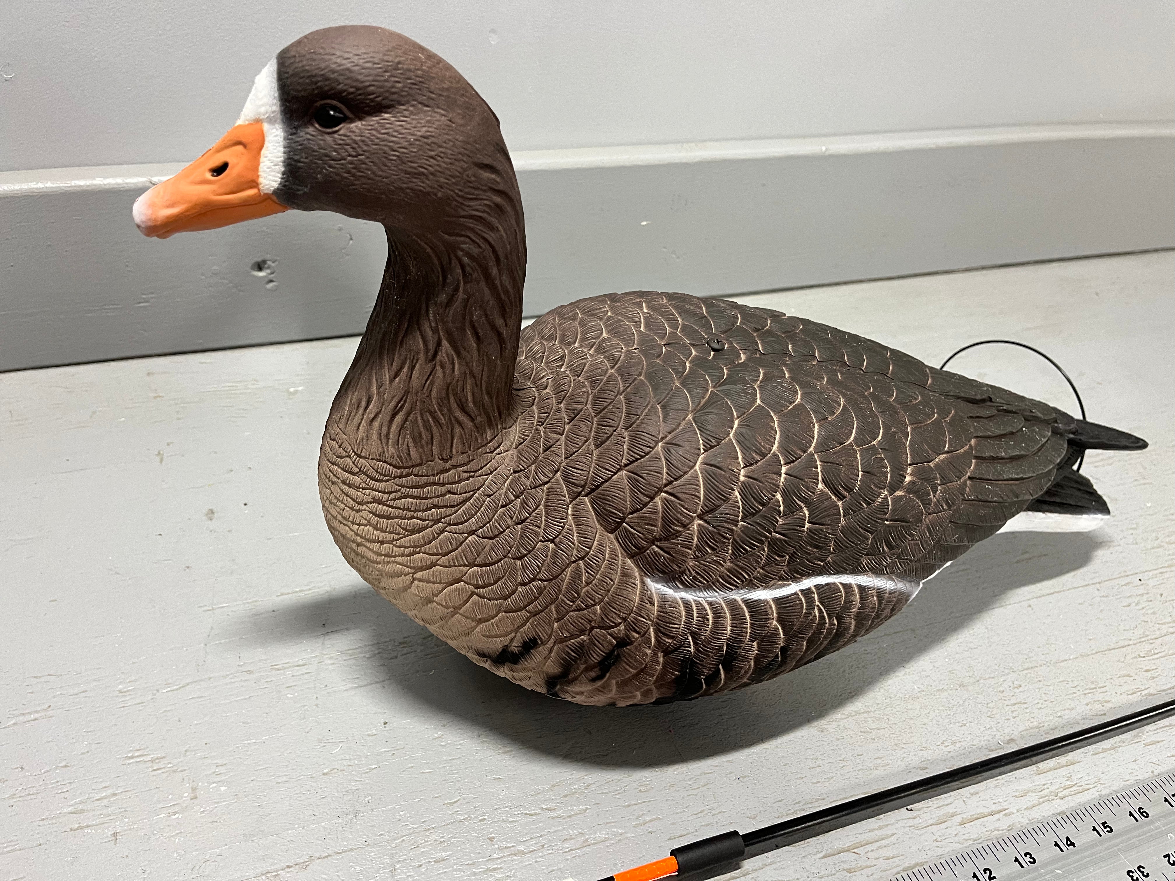 “PRE-ORDER SALE” Full Body Specklebelly Goose Decoys "PE PLASTIC" with Ring Bases - "Per 6-Pack"