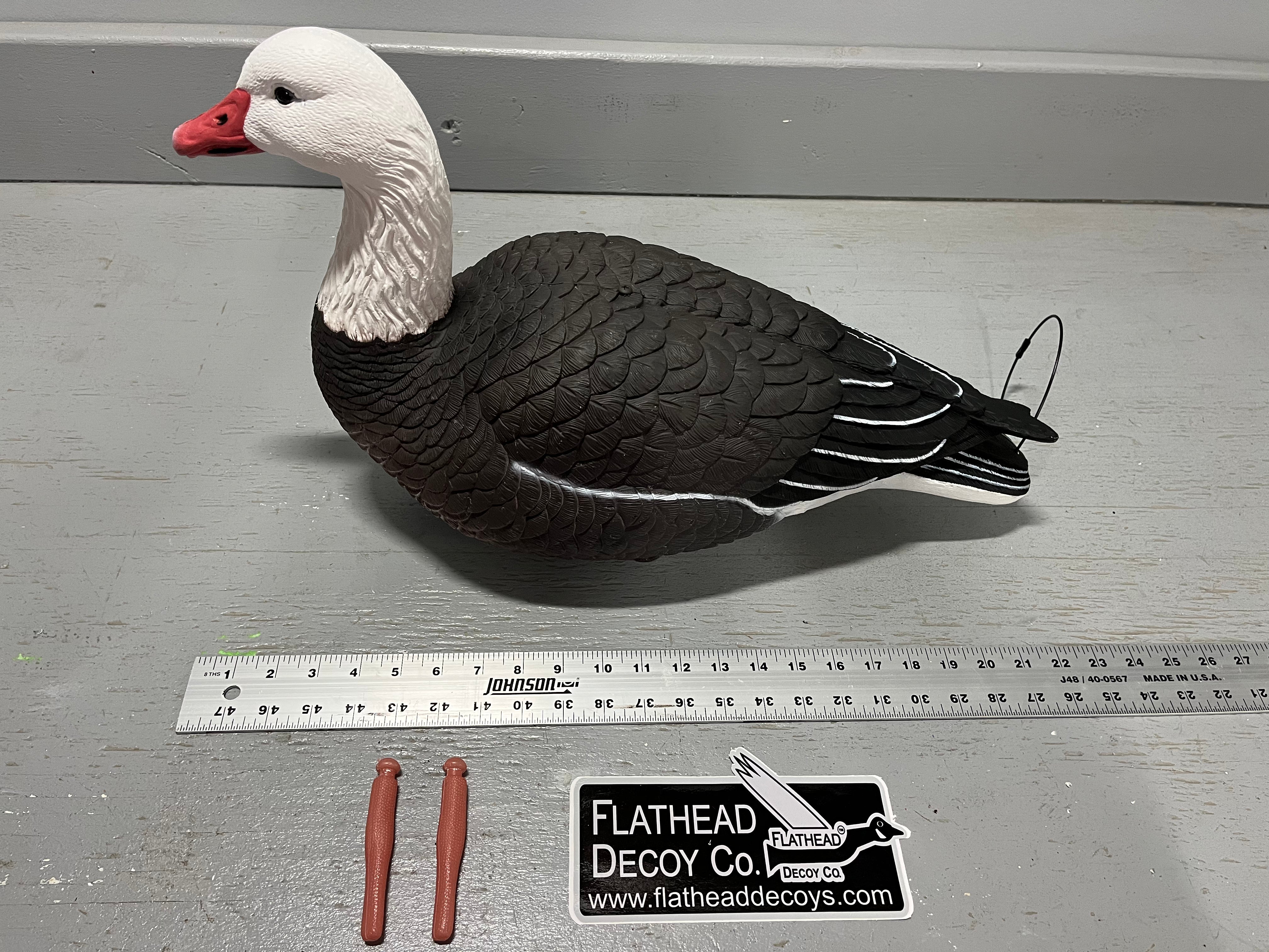 “PRE-ORDER SALE” Full Body Blue Goose Decoys "PE Plastic" (hard body) - "Per 6-Pack"