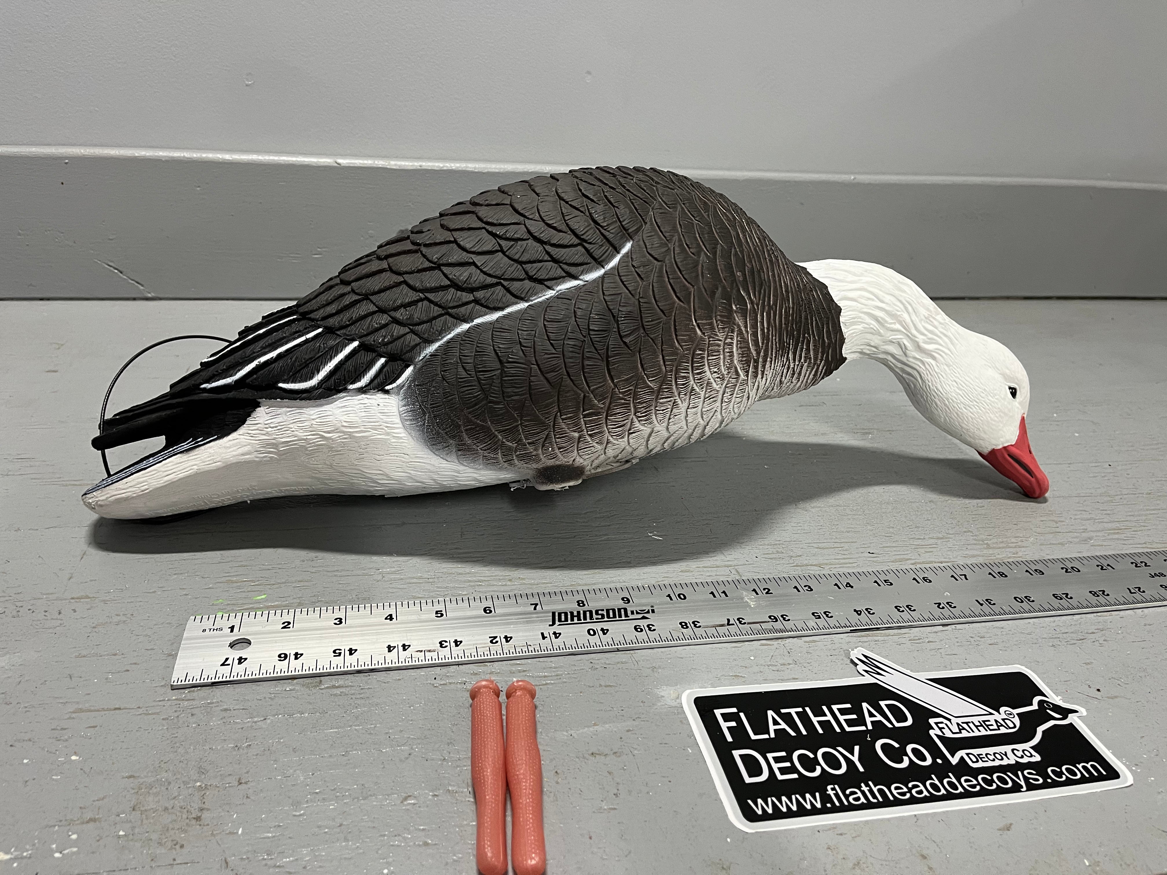 “PRE-ORDER SALE” Full Body Blue Goose Decoys "PE Plastic" (hard body) - "Per 6-Pack"