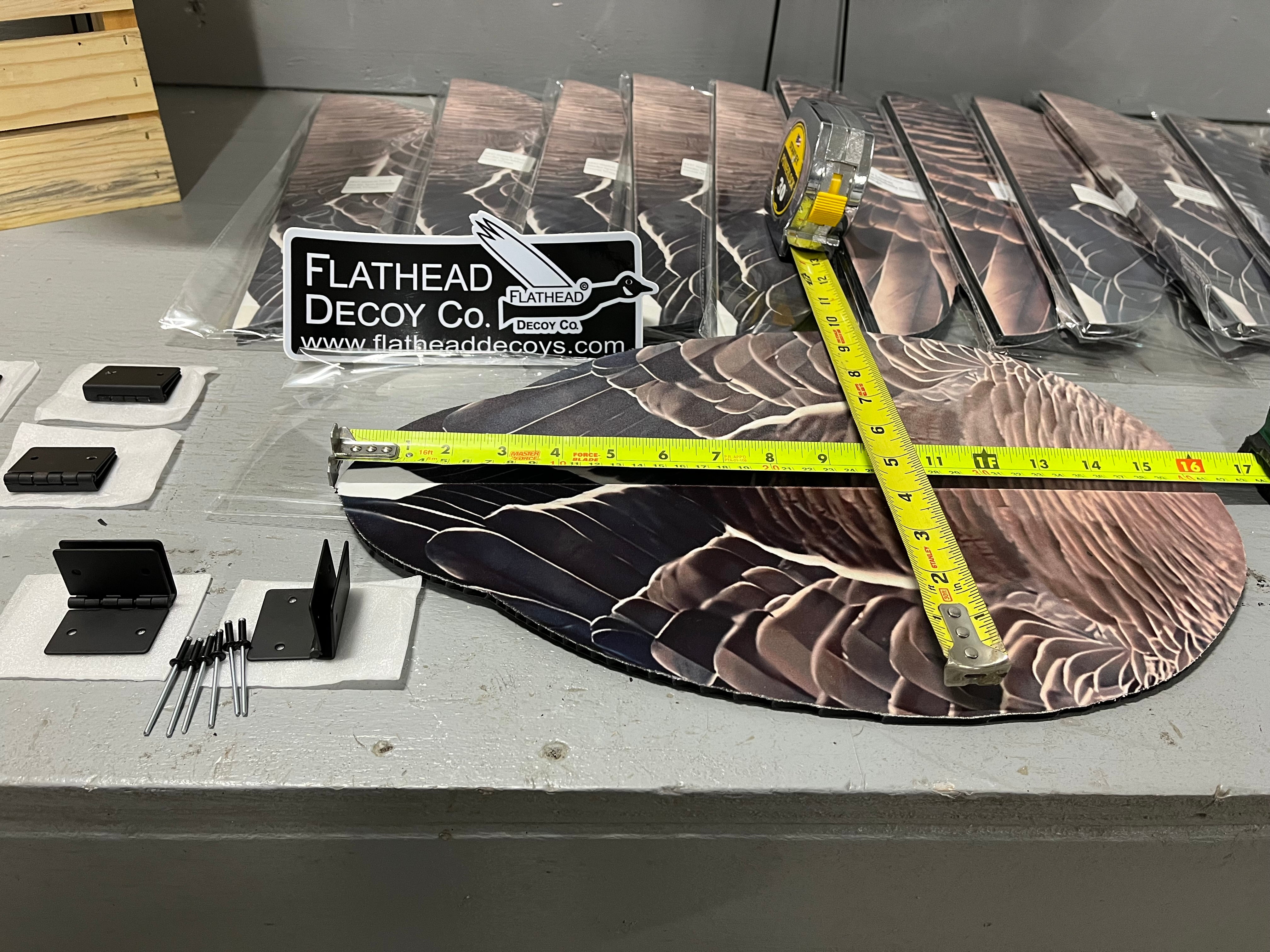 Specklebelly Goose Silhouette Wing Kit - "Per Dozen"