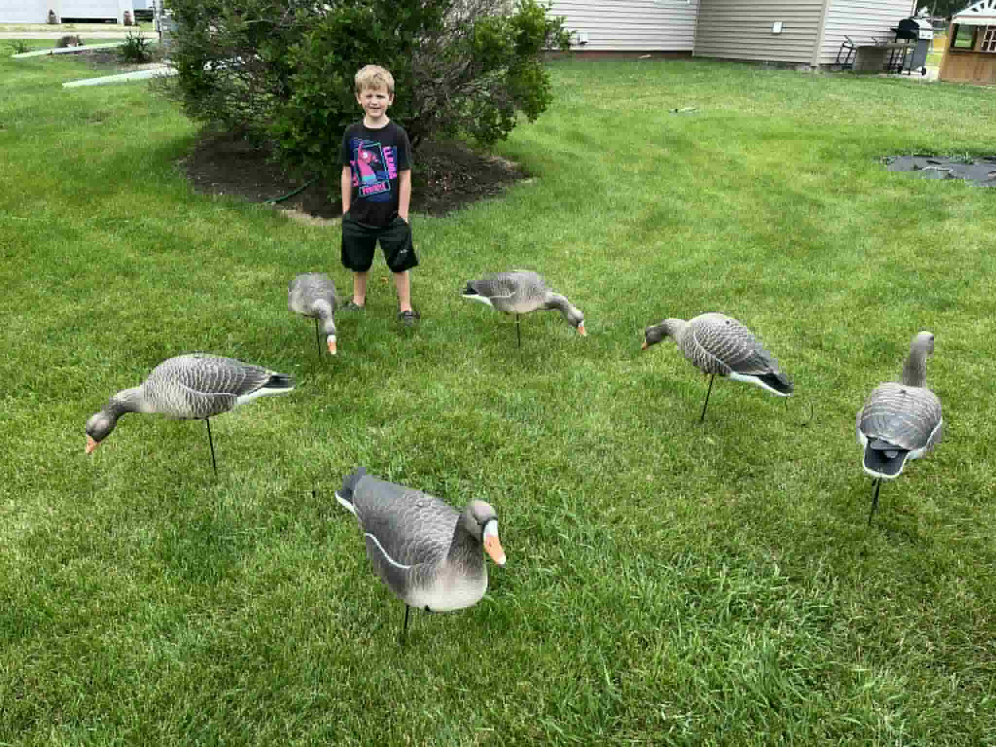 "Bargin Blind" Full body EVA speck decoys.