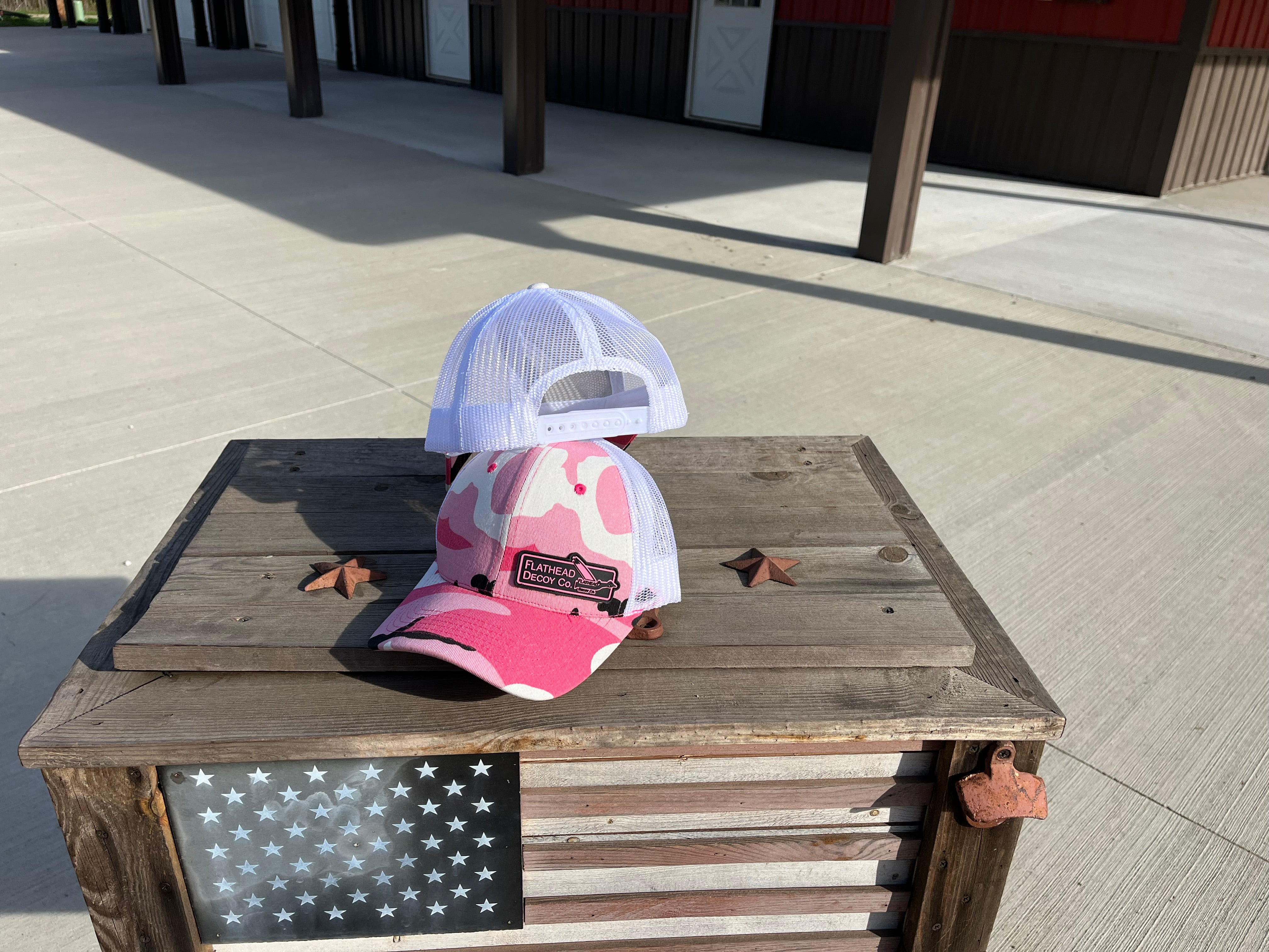 Pink Camo SnapBack w/Premium Rubber Patch