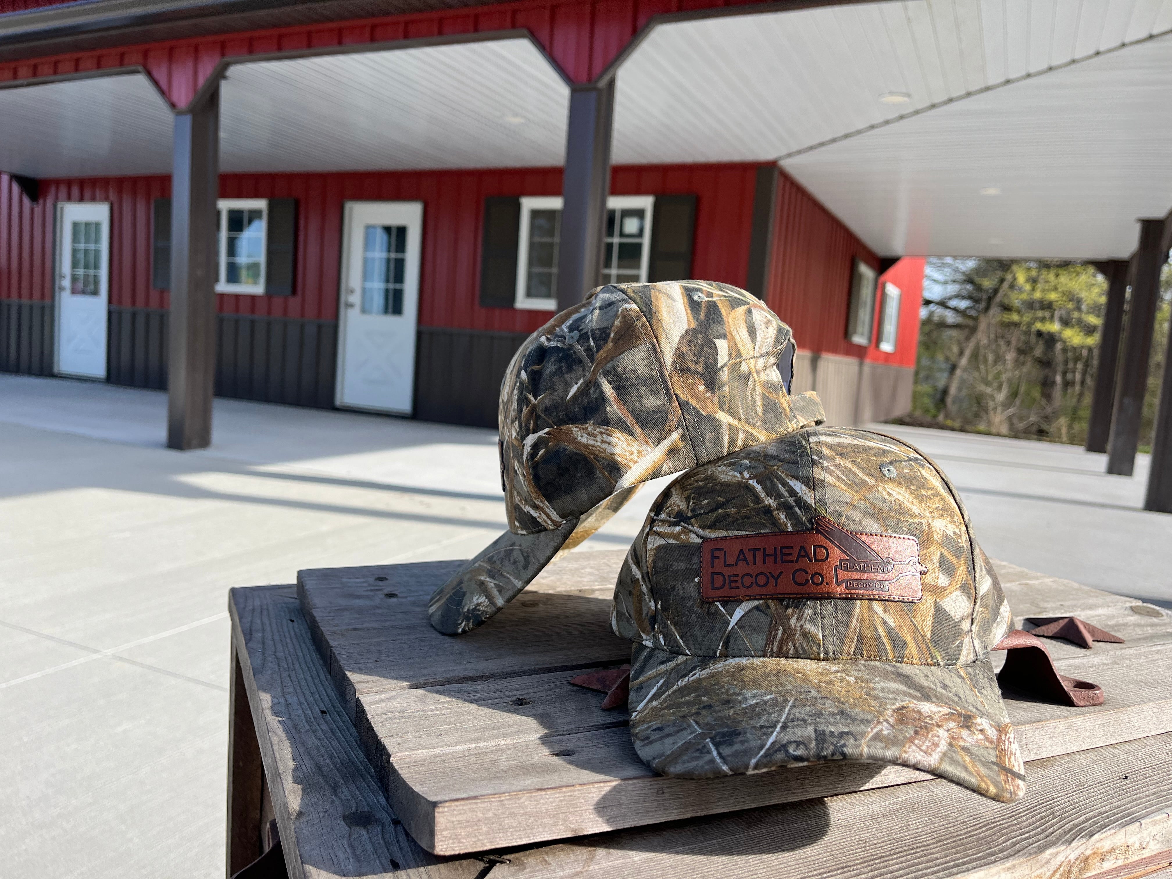 Camo Winter Cap w/Premium Leather Patch